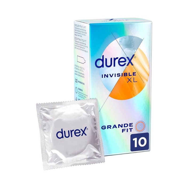 DUREX INVISIBLE XL 10 U