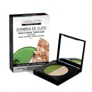 CAMALEON COSMETICS SOMBRA DE OJOS DUO VERDE-BEIGE