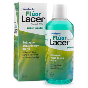 FLUOR LACER 0,05% DIA COL/MENTA INF 500ML