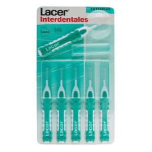 LACER CEPILLO INTERDENTAL EXTRAFINO RECTO TURQUESA 6 U