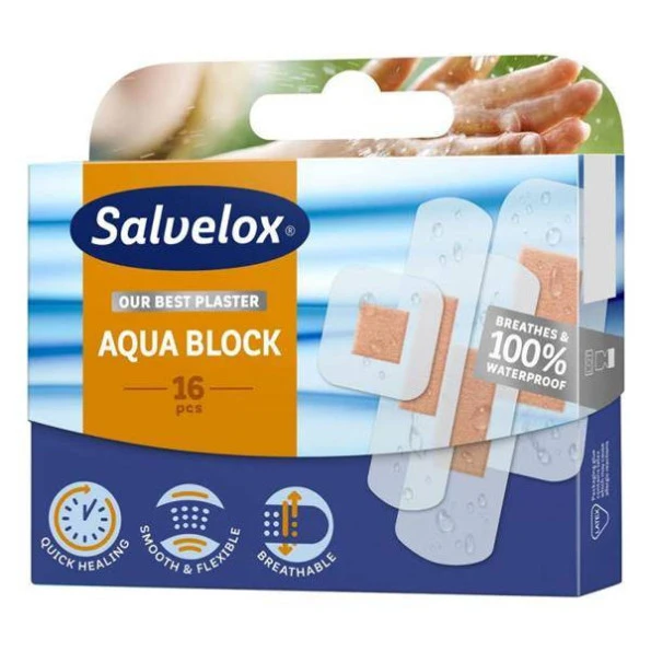 SALVELOX TIRITAS AQUA BLOCK 16 U