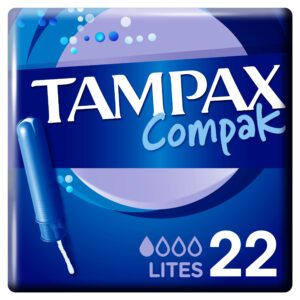 TAMPAX TAMPON COMPAK LITES 22 U
